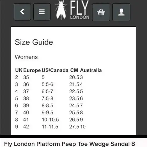 Fly London Woze Leather Slingback Sandals Sz 38W Block Heel Rose Gold Pink - Image 10