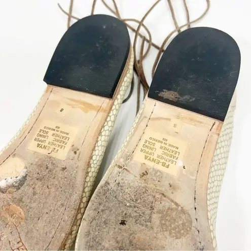 FREEBIRD by Steven FREEBIRD Enya Wraparound Boho Flats Size 8