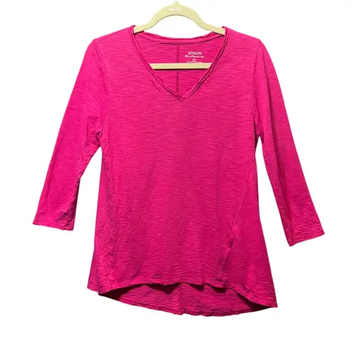 Chico's Ultimate Tee Pink V