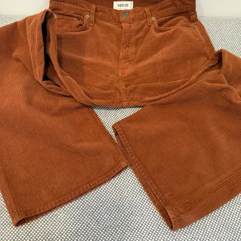 AGOLDE  Harper High-Rise Wide-Leg Corduroy Jeans Size 29