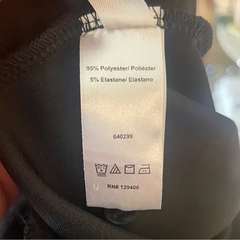 Venus  Black White One Shoulder Rhinestone Choker Jumpsuit Size 6 Elegant Formal