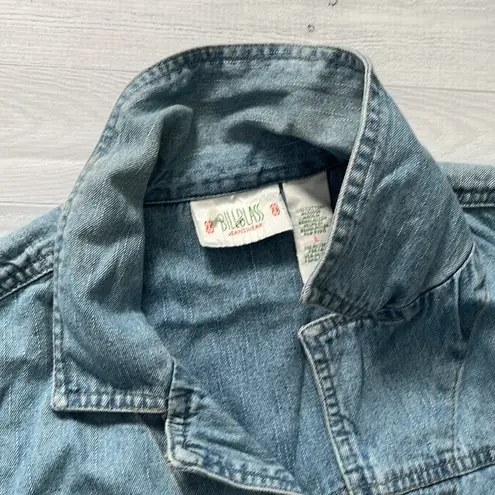 Bill Blass Vintage Oversized Denim Jacket L