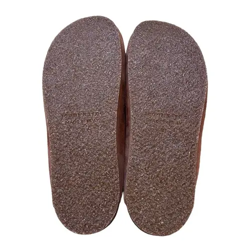 Jenni Kayne Shearling-Lined Moc Clogs Saddle Size 41 NEW