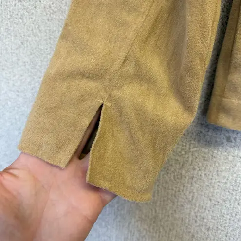 Coldwater Creek Tan Suede Women's Jacket, size petite XS