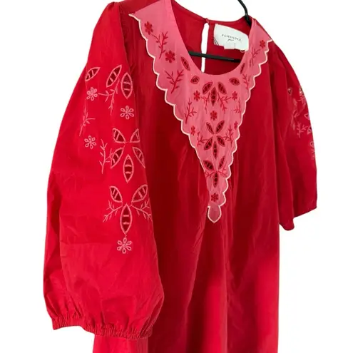 Tuckernuck Pomander Place Georgie Red Dress Size L