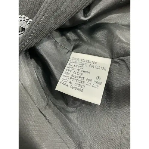 Womans LeSuit 2 Piece Jacket & Knee Length Skirt Black 8P