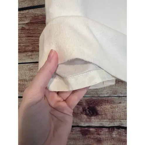 Vintage Escada Midi Skirt Rabbit Wool Blend Ivory Cream Lined Czech Republic 14