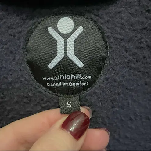 Unichill Nordic Navy Fair Isle Sweatshirt One Piece Jumpsuit Onesie Unisex Sz S Blue