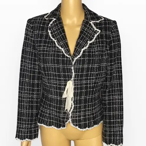 Vision Apparel Tweed Blazer/Jacket 4 Black