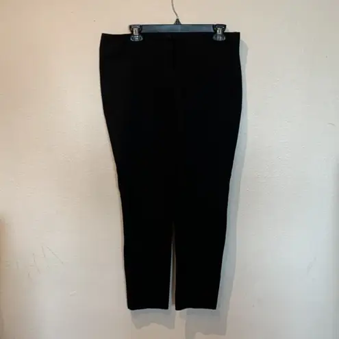 Alfani  Ankle Black Trouser Pants Size 10 EUC #6577