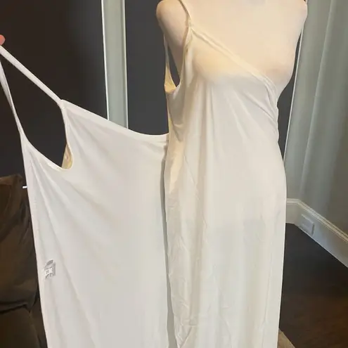 Women’s Swimwear Beach Cover Up Wrap with Spaghetti Straps in Cream Size XL NWT