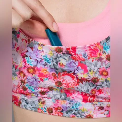 Lululemon Run: Stuff Your Bra II - Flowabunga Mini Multi/Bleached Coral - Size 4