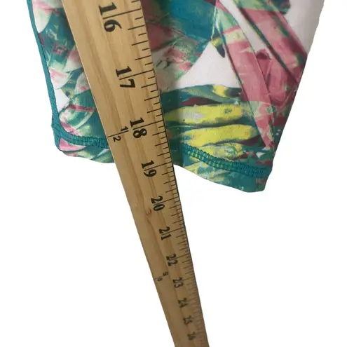 prAna Women's Size XS Roxanne Tropical Green Palm Tree Print Cropped Leggings