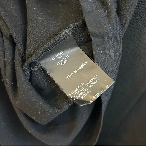 The Kooples Enchanted Tiger Black Short Sleeve Black T-shirt Size Small