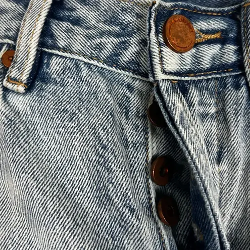 BLANK NYC  Denim Shorts Womens 25 Light Wash Distressed Festoval Coastal Cowgirl