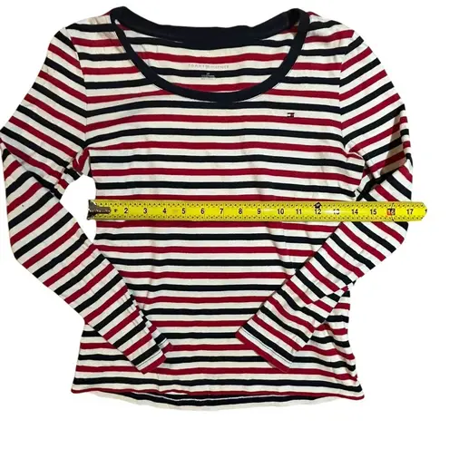 Tommy Hilfiger  Women's Striped Top - Red, White, and‎ Black