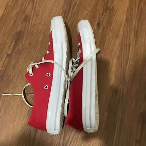 Converse  All Star Low Top Red Color Sneakers Women’s Size 8 - Image 7