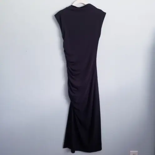 Baltic Born  Sasha Ruched Black Maxi Dress