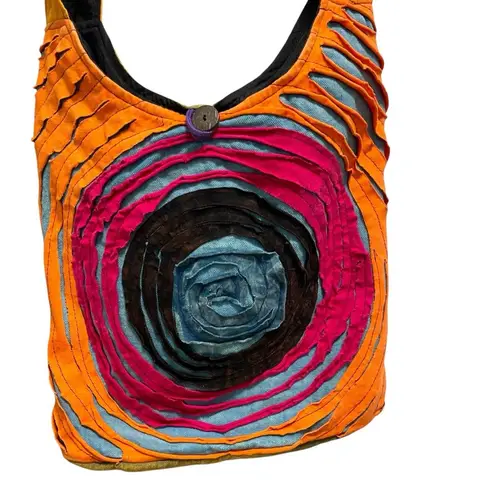 Boho Gypsy Festival Hippie Festival Colorful Embroidered Shoulder Bag Purse