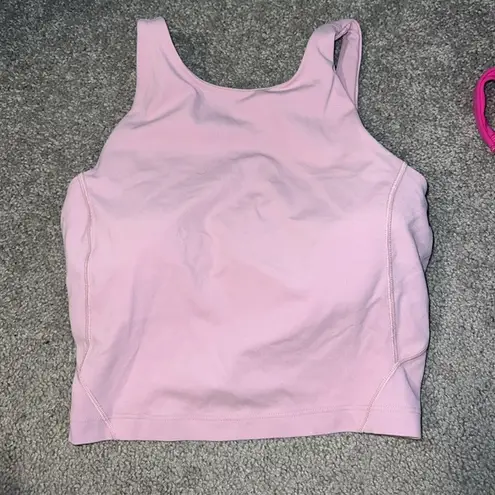 Lululemon  Align High Neck Tank Top in Pink Peony