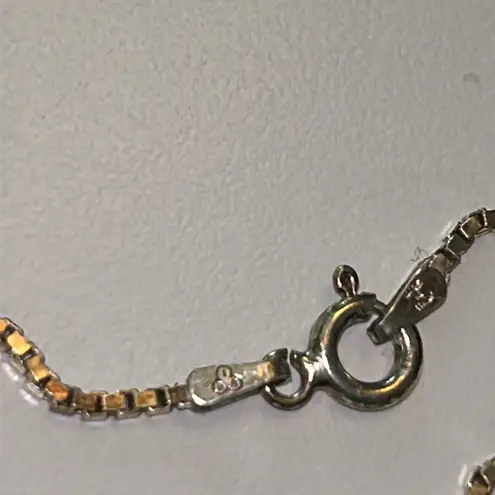 3 Vintage chain bracelets herringbone, box chain and braided 2 are 925 sterling Silver