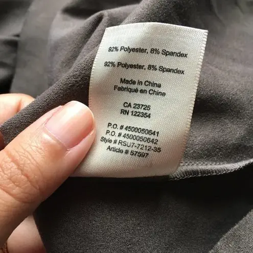 Aritzia Wilfred Free Faux Suede Leather Faux Wrap Mini Skirt Brown Size M