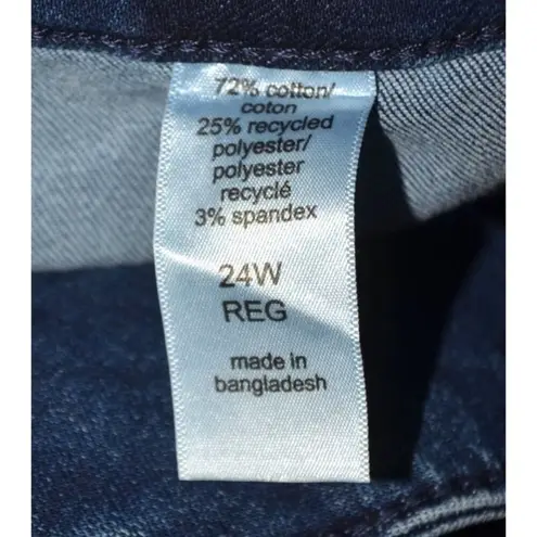 Maurice's Women's Plus 24W Super Highrise Flare Leg Jeans Stretch Denim Casual Co