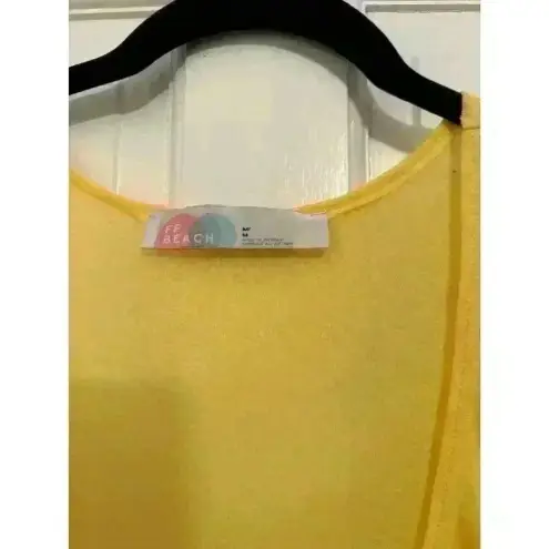 Free People  Beach Yellow Maxi Dress‎ size M NWT