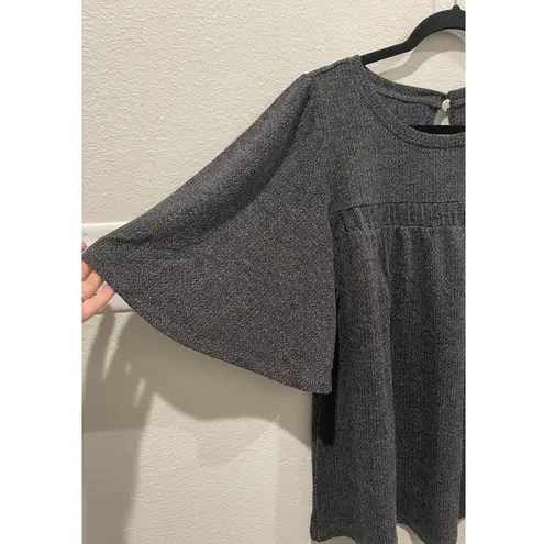 Anthropologie DOE & RAE Bell Short Sleeve Oversized Blouse