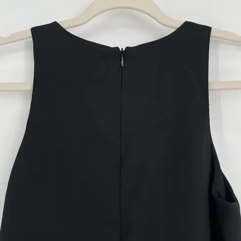 ZARA ‎ Womens Black Sleeveless Classic Zippered Back  Mini Dress Romper Medium