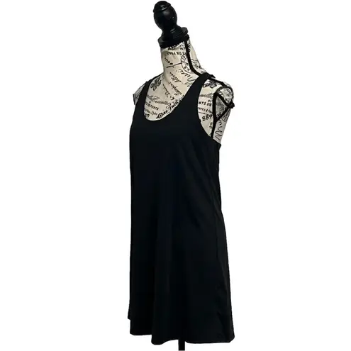 Calia by Carrie CALIA Women’s Energize Exercise Mini Tennis Dress M Black Athleisure Goth