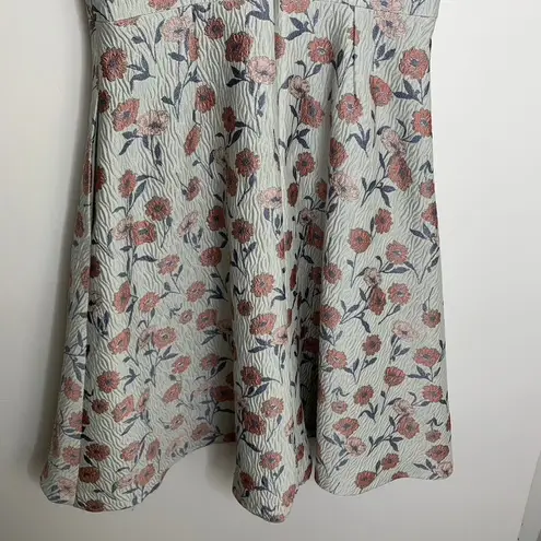 Gal Meets Glam Lola Midi Dress Floral Blue Pink Womens Size 6