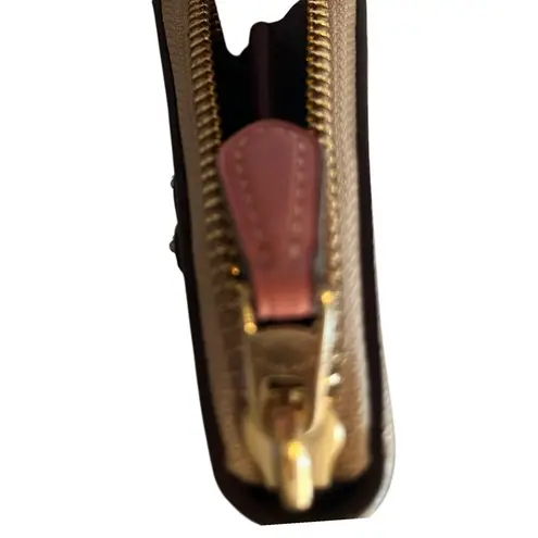 Coach Disney X  Accordion Zip Wallet In Signature Canvas With Patches Cinderella