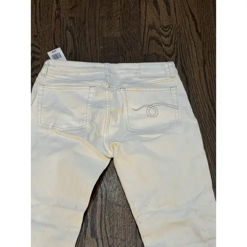 R13 Jeans Kick Fit Bale White Slightly Distressed Details Grunge Dirty Size 28