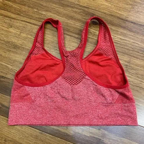 PINK - Victoria's Secret  Womens‎ Medium Sports Bra Red Mesh Racerback Athletic