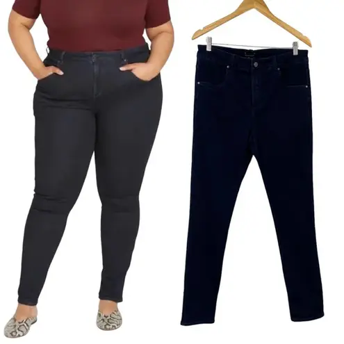 Universal Standard High Rise Skinny Jeans Dark Indigo Wash 32" Inseam NEW 10L