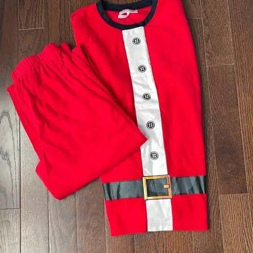 Holiday Famjams By Vayola Christmas Outfit Set Long Sleeve Top Pajama Red Medium