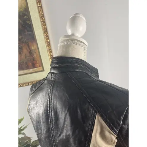 American Culture Juniors Black Zip Jacket Size Small Long Sleeve Cotton Blend