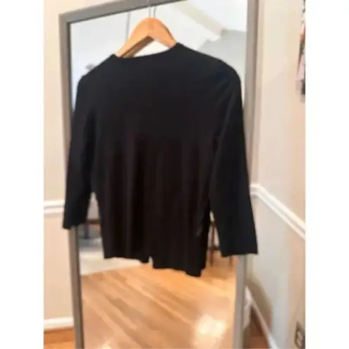 White House | Black Market  Black Lace Cardigan Women’s‎ Small Button Down Sweater