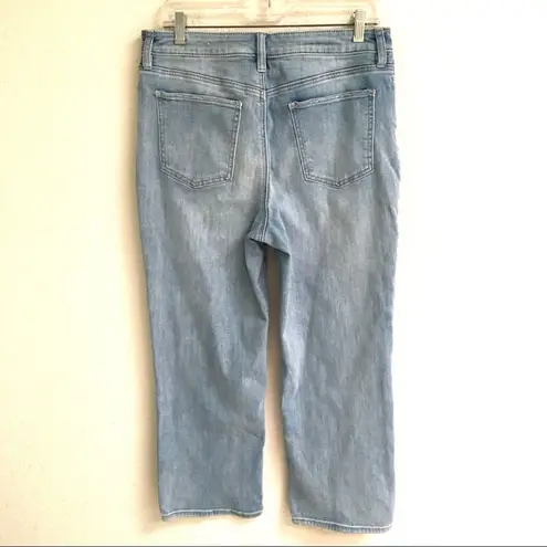 Chico's Chico’s high waisted straight leg cropped light wash jeans 1R=8