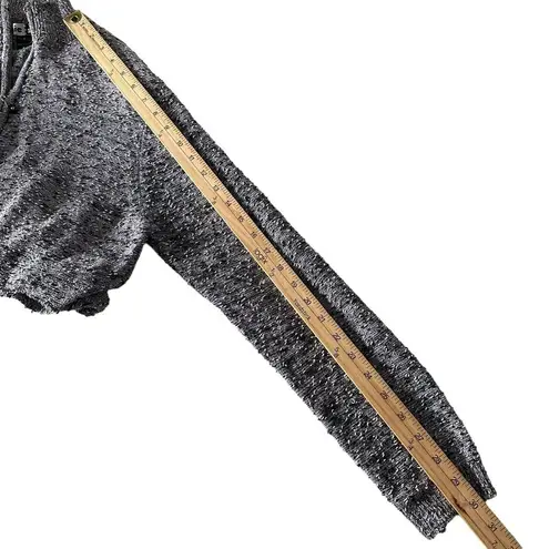 Jamie Sadock Textured Full Zip Sweater Women Size L Cozy Pockets Cabincore Purple Size L