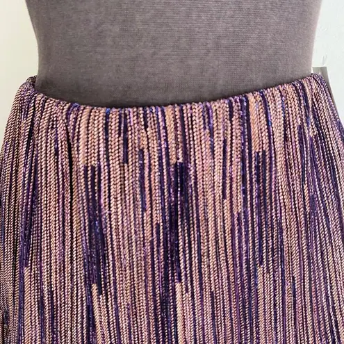 City Studio sz M metallic purple Y2K skirt NWT Size M
