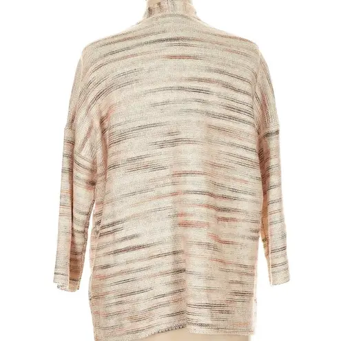 J. Jill Pure Jill Women's 3/4 Sleeve Cardigan Sweater Neutral Colors Size Med M Brown