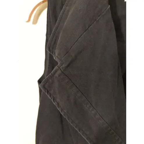 RTR Toccin x RTR Sz 12 Black Trench Blazer Asymmetric Wrap Mini Dress