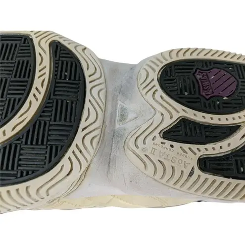 K-Swiss Classic White Sneakers Size 9 low working sneakers, painting C212