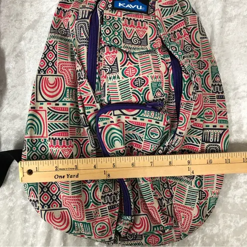 KAVU  Patchadoodle Rope Bag messenger backpack sling