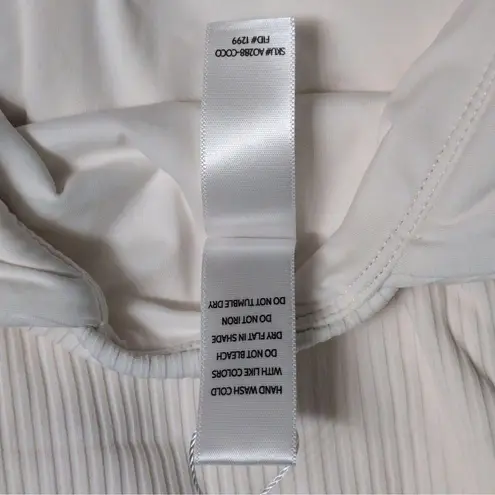 ANDIE Asbury Ribbed One Piece Coco High Neck Low Back Adjustable M New