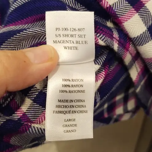 Rails ππ Plaid Short Sleeve Button Down Top