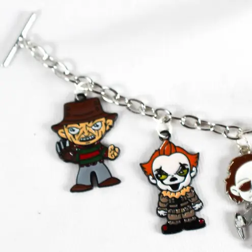 Gothic Horror Movie Stainless Steel Charm Bracelet Villains