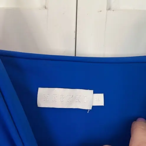 Meshki black ruched bodycon tank dress size small